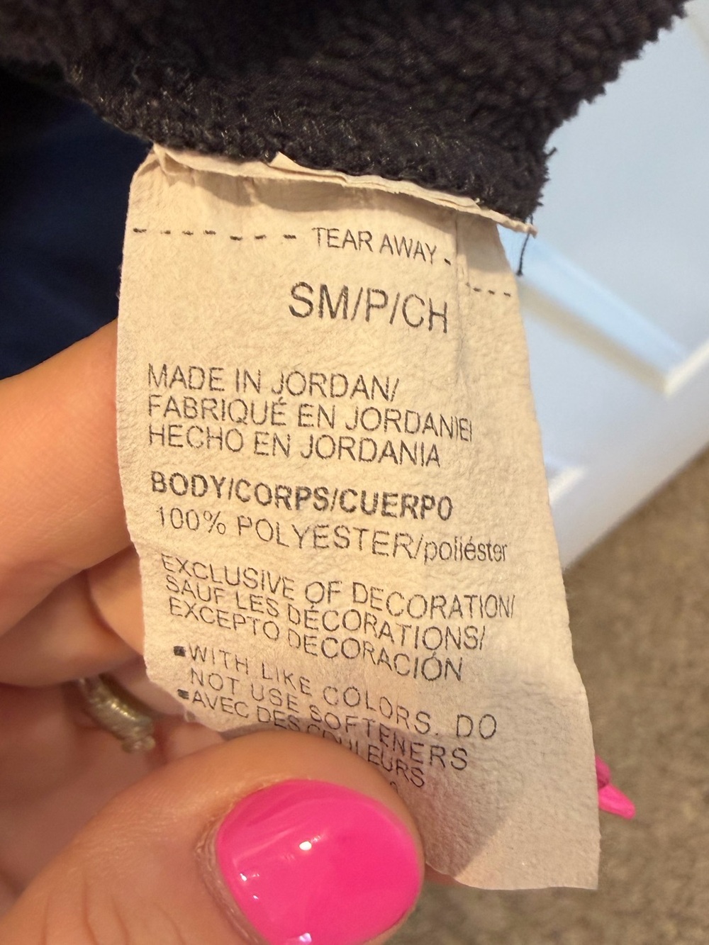 Under Armour(pink) Loose Fit Women's Gray Pullover Hoodie S Fleece Logo Pockets - Picture 5 of 5